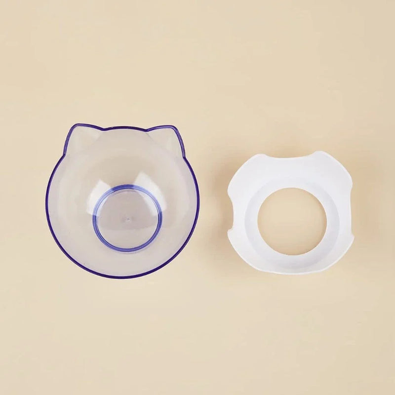 Comedouro e Bebedouro Elevado Ergonômico para Gatos